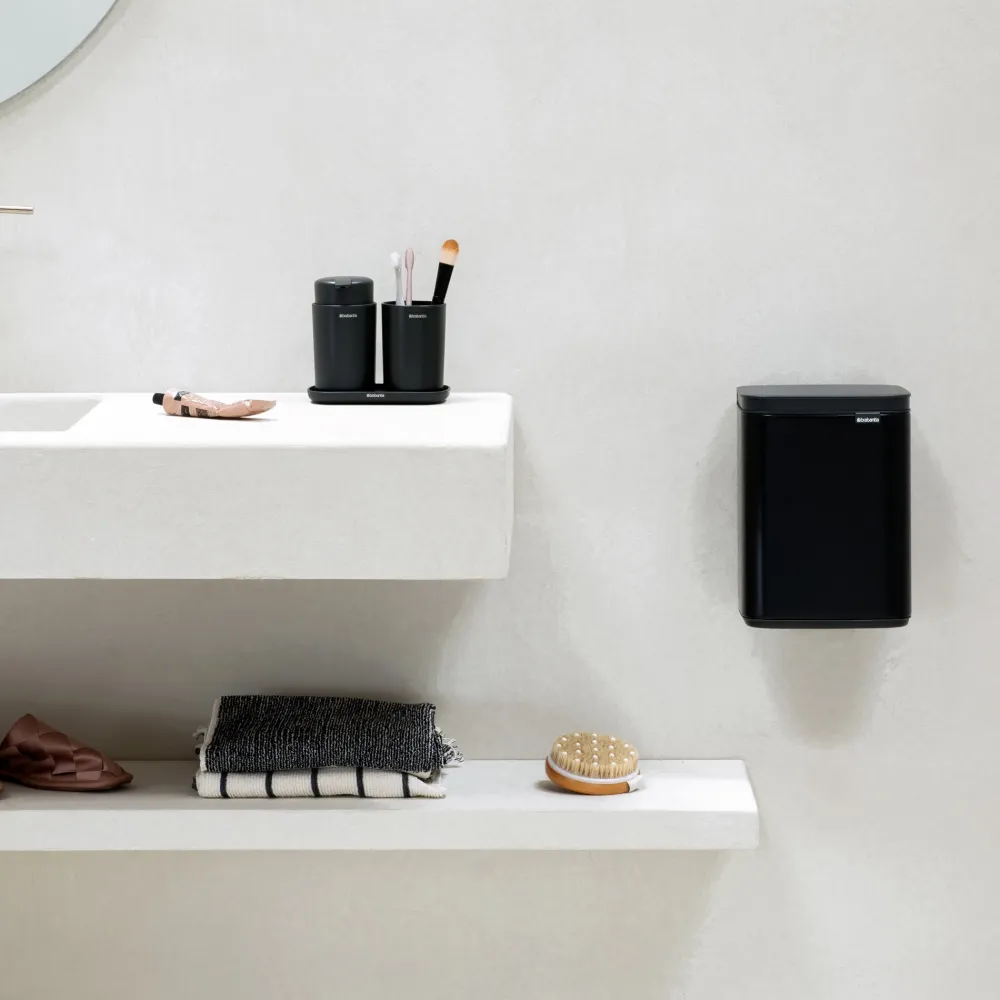 Brabantia Bo Afvalemmer - Matt Black
