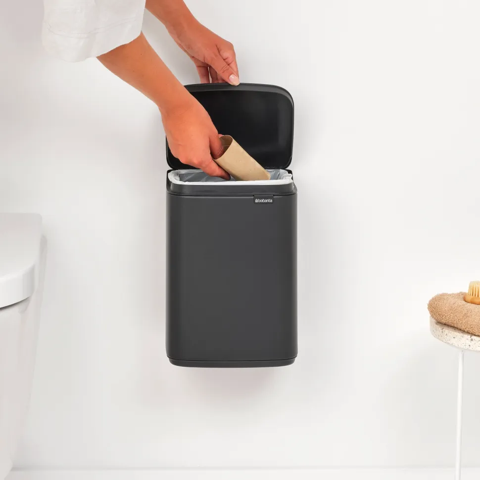 Brabantia Bo Afvalemmer 4 L - Mineral Infinite Grey