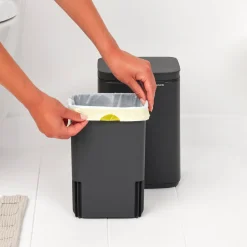 Brabantia Bo Afvalemmer 4 L - Mineral Infinite Grey