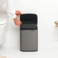 Brabantia Bo Afvalemmer 7 L - Platinum Hot