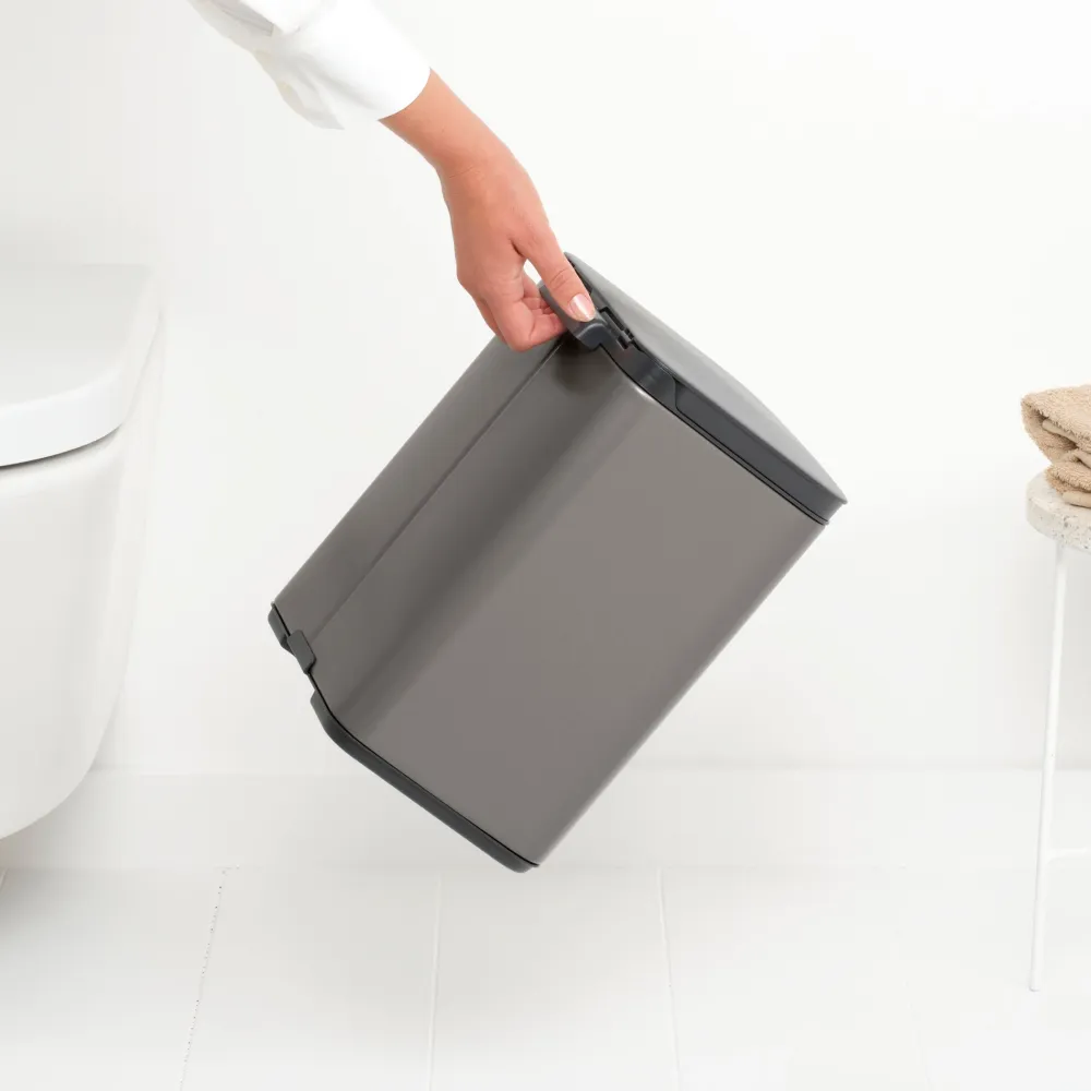 Brabantia Bo Afvalemmer 7 L - Platinum Hot