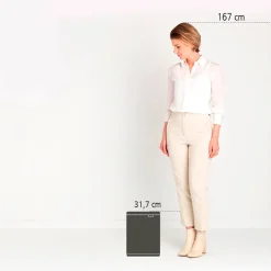 Brabantia Bo Afvalemmer 7 L - Platinum Hot