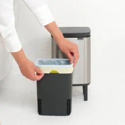 Brabantia Bo Hi Afvalemmer 4 L - Matt Steel FPP
