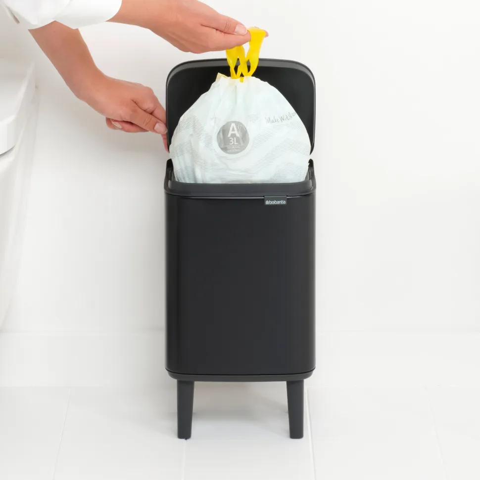 Brabantia Bo Hi Afvalemmer 4 L - Matt Black