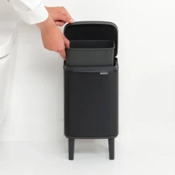 Brabantia Bo Hi Afvalemmer 4 L - Matt Black