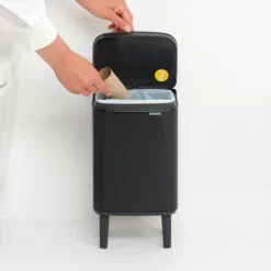 Brabantia Bo Hi Afvalemmer 4 L - Matt Black