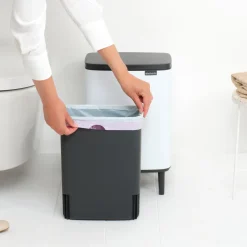 Brabantia Bo Hi Afvalemmer 12 L - White