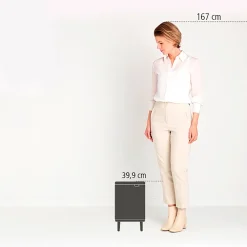 Brabantia Bo Hi Afvalemmer - White Hot