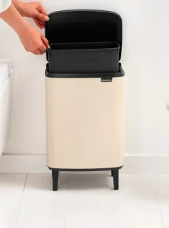 Brabantia Bo Hi Prullenbak Soft Beige 12 liter