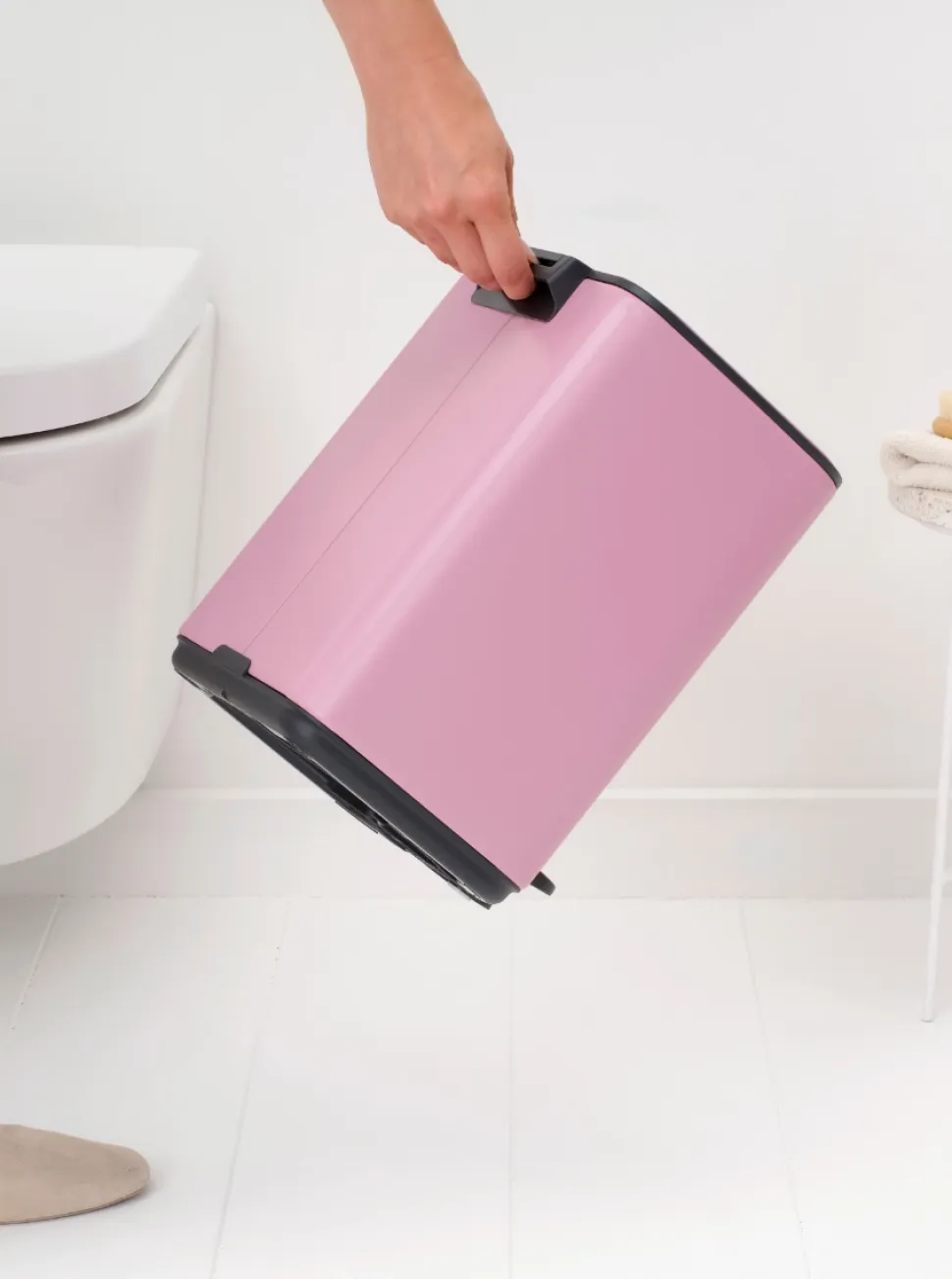 Brabantia Bo Pedaalemmer Lilac Pink 7 liter