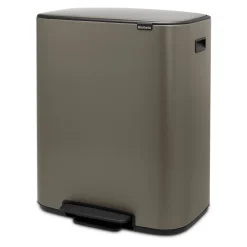 Brabantia Bo Pedaalemmer 60 Liter - Platinum New