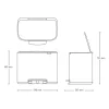 Brabantia Bo Pedaalemmer 33 Liter (3x11 Liter) - 232012