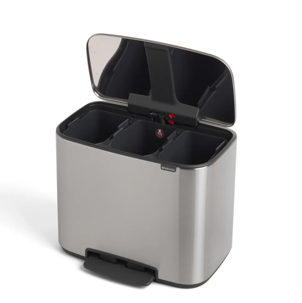Brabantia Bo Pedaalemmer 33 Liter (3x11 Liter) - 232012