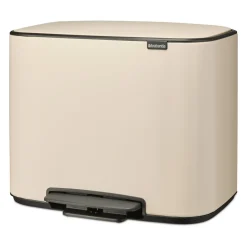 Brabantia Bo Pedaalemmer 34 Liter (11 + 23 Liter) - Soft Beige