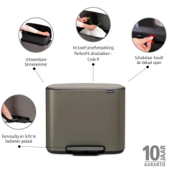 Brabantia Bo Pedaalemmer 36 Liter - 231994