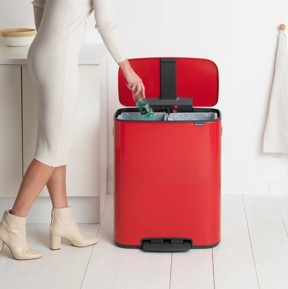 Brabantia Bo Pedaalemmer 34 Liter (11+23 Liter) - 232000 Outlet
