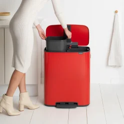 Brabantia Bo Pedaalemmer 34 Liter (11+23 Liter) - 232000 Outlet