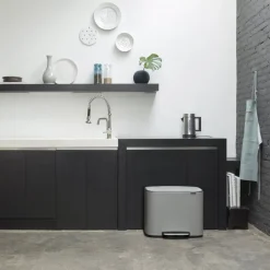 Brabantia Bo Pedaalemmer 34 Liter (11+23 Liter) - 232006 Online