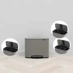 Brabantia Bo Pedaalemmer 34 Liter (11+23 Liter) - 232006 Online