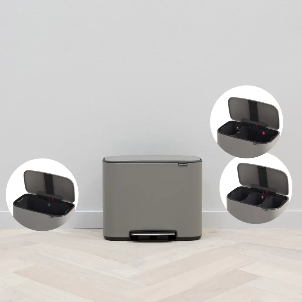 Brabantia Bo Pedaalemmer 34 Liter (11+23 Liter) - 232006 Online