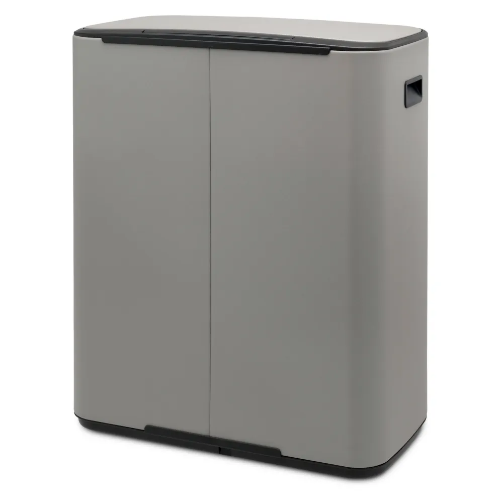 Brabantia Bo Pedaalemmer 60 Liter - Mineral Concrete Grey New