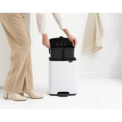 Brabantia Bo Pedaalemmer kunststof binnenemmer - White Sale
