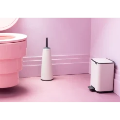 Brabantia Bo Pedaalemmer 4L, kunststof binnenemmer - White