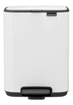 Brabantia Bo Pedaalemmer 4L, kunststof binnenemmer - White