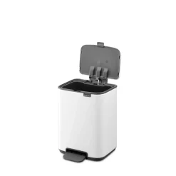Brabantia Bo Pedaalemmer 4L, kunststof binnenemmer - White