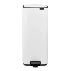 Brabantia Bo Pedaalemmer 30L, kunststof binnenemmer - White