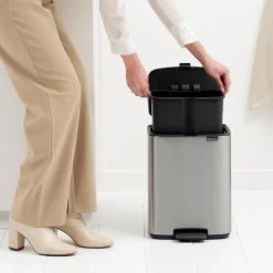 Brabantia Bo Pedaalemmer 12 L - Matt Steel