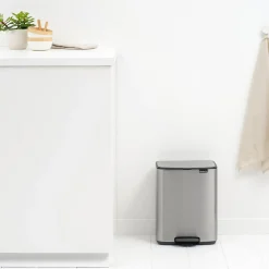 Brabantia Bo Pedaalemmer 12 L - Matt Steel
