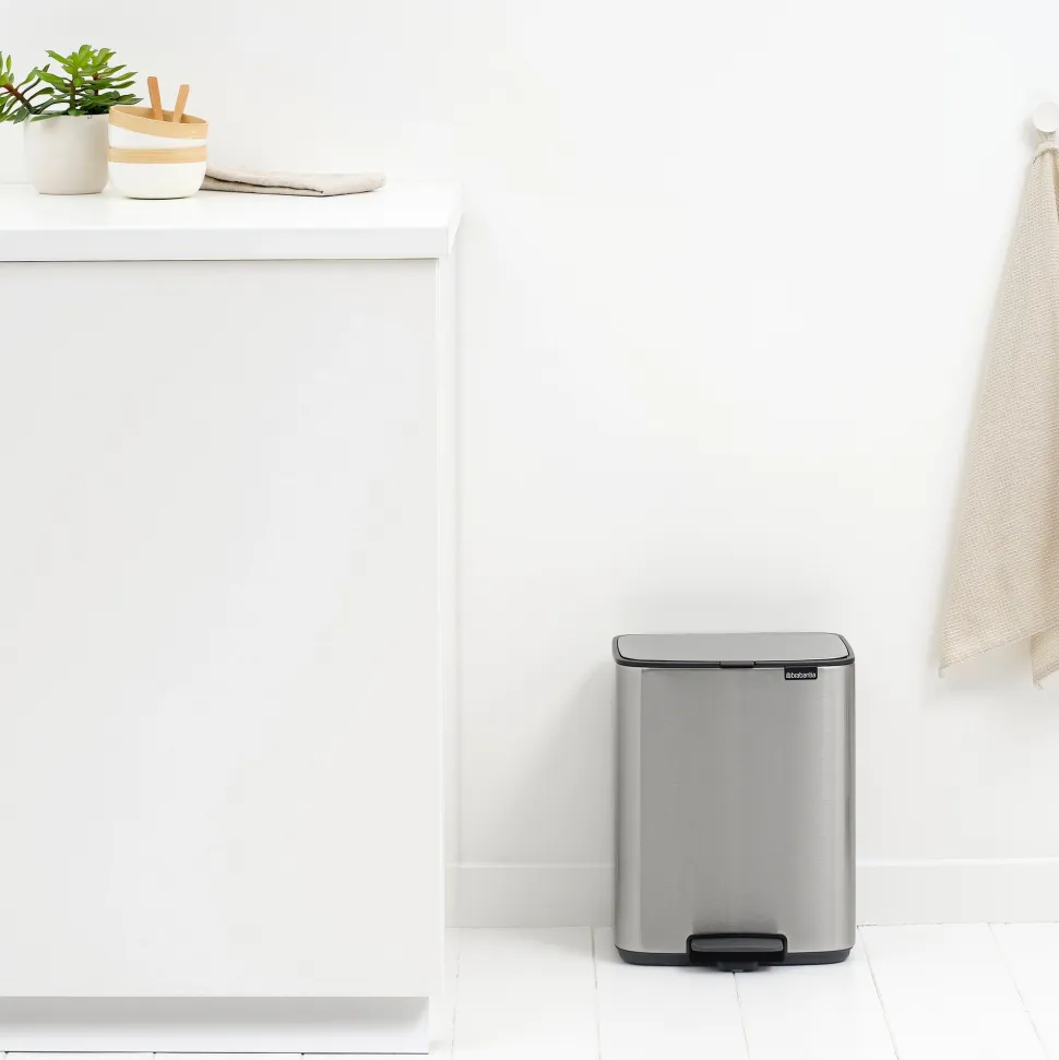 Brabantia Bo Pedaalemmer 12 L - Matt Steel