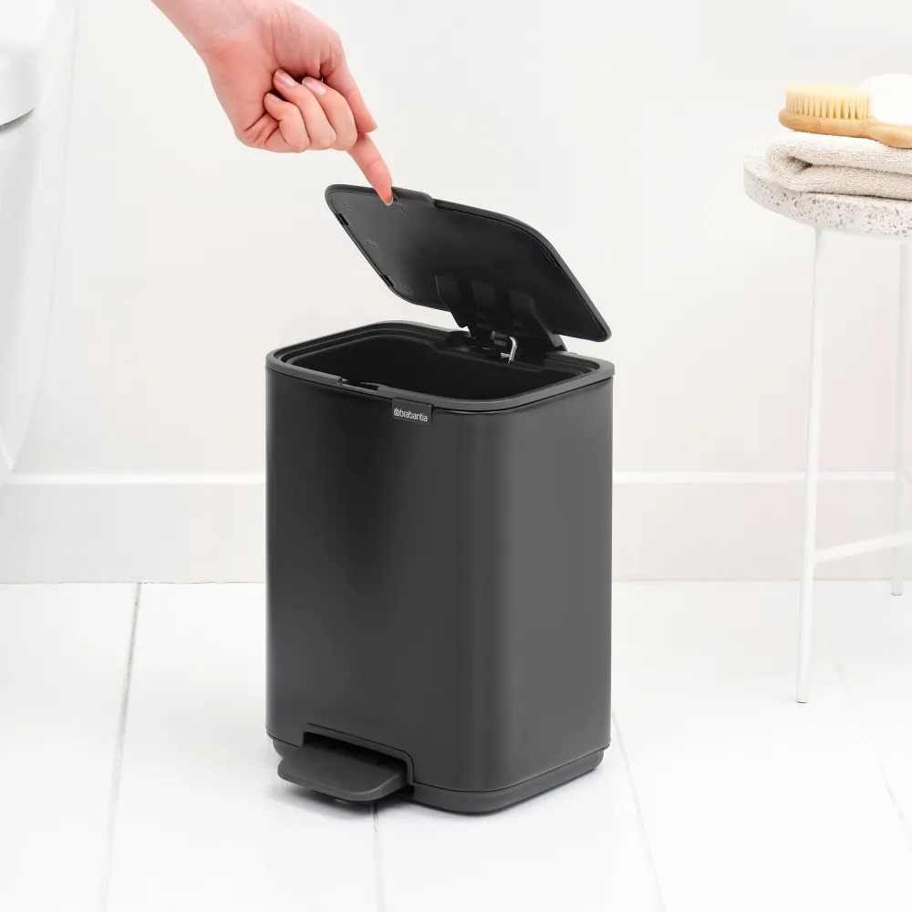 Brabantia Bo Pedaalemmer - Matt Black