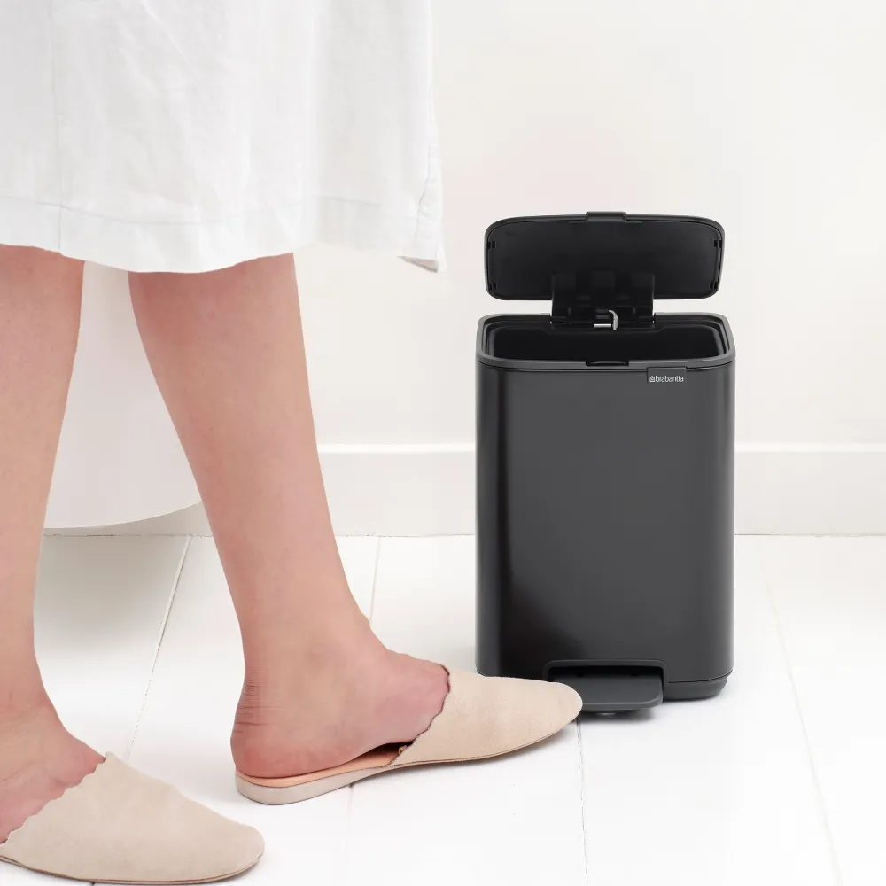 Brabantia Bo Pedaalemmer - Matt Black