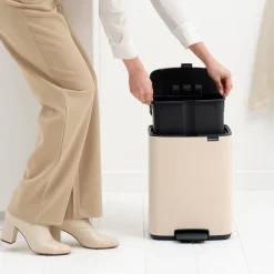 Brabantia Bo Pedaalemmer 12 L - Soft Beige