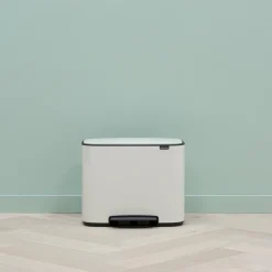 Brabantia Bo Pedaalemmer 11 + 23 L - Wit Best