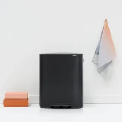 Brabantia Bo Pedaalemmer 2 x 30 L - Zwart