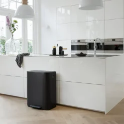Brabantia Bo Pedaalemmer 2 x 30 L - Zwart