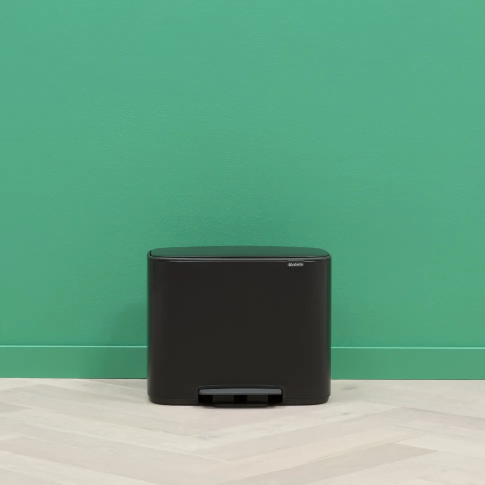 Brabantia Bo Pedaalemmer 3 x 11 L - Zwart
