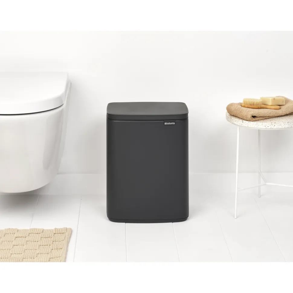 Brabantia Bo Prullenbak 12 L - Mineral Infinite Grey