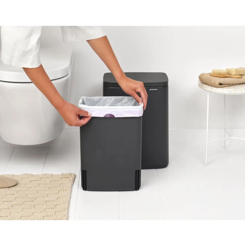 Brabantia Bo Prullenbak 12 L - Mineral Infinite Grey