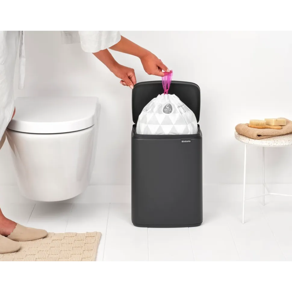 Brabantia Bo Prullenbak 12 L - Mineral Infinite Grey