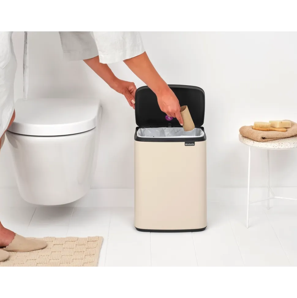 Brabantia Bo Prullenbak 12 L- Soft Beige