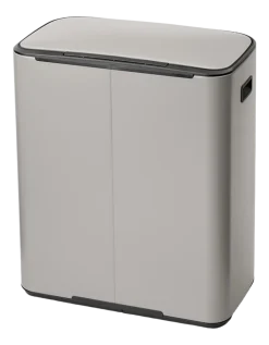 Brabantia Bo Prullenbak Soft Grey 60 liter