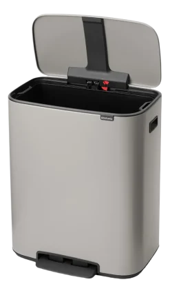 Brabantia Bo Prullenbak Soft Grey 60 liter