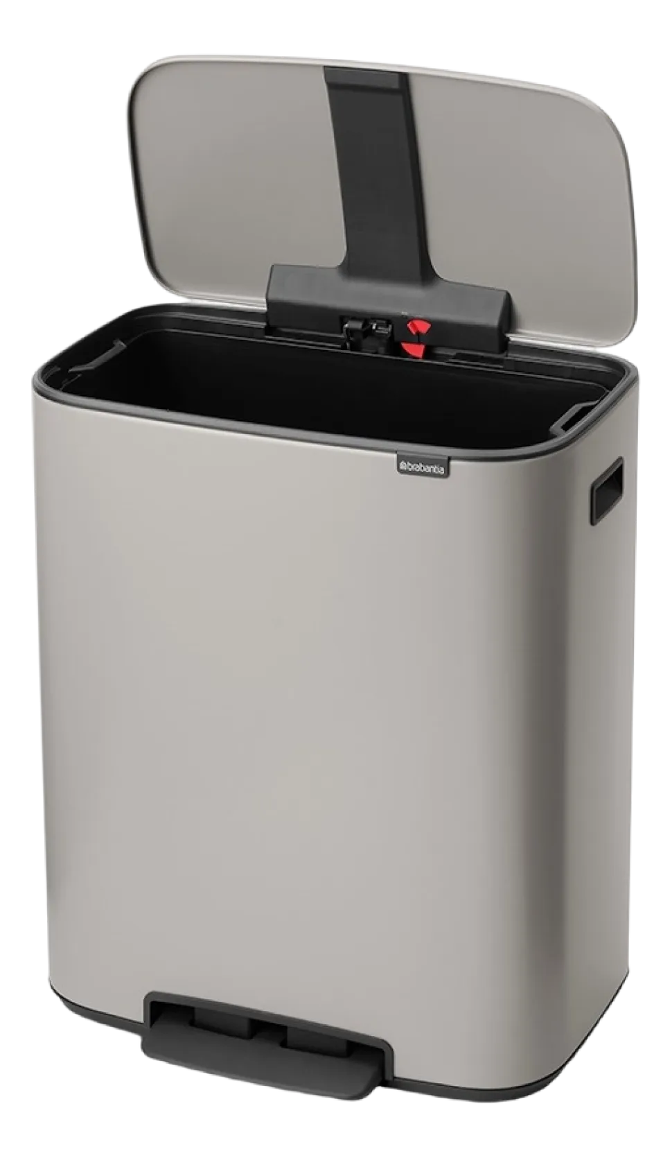 Brabantia Bo Prullenbak Soft Grey 60 liter