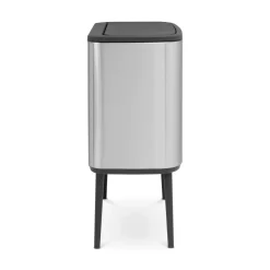 Brabantia Bo Touch Bin Afvalemmer 11 + 23 L - Vingerafdrukvrij - Zilver Sale