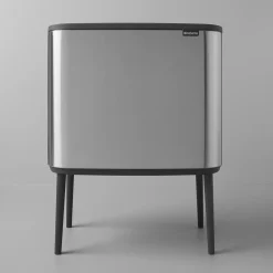 Brabantia Bo Touch Bin Afvalemmer 11 + 23 L - Vingerafdrukvrij - Zilver Sale