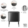Brabantia Bo Touch Bin Afvalemmer 3 x 11 Liter - Confident Grey Best
